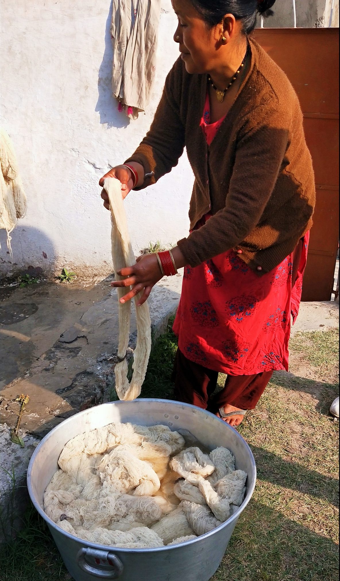 Step 3: Scouring/Washing